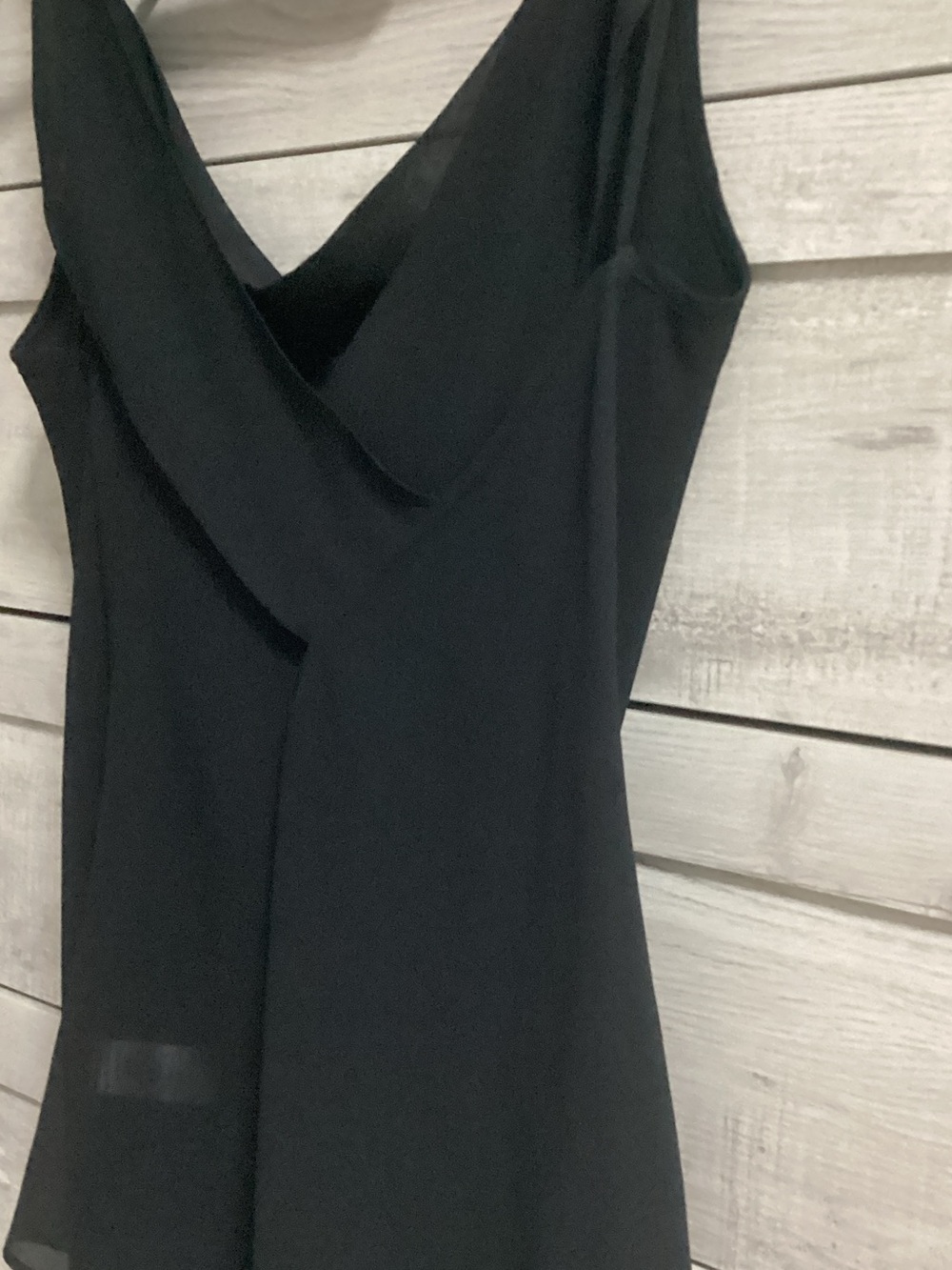 Naked Zebra Black Cowl Neck Spaghetti Strap Camisole - Picture 8 of 8